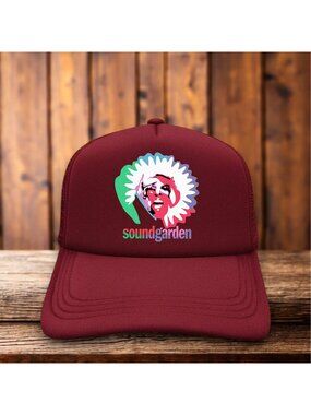 Soundgarden 1994 Tour Maroon Trucker Hat